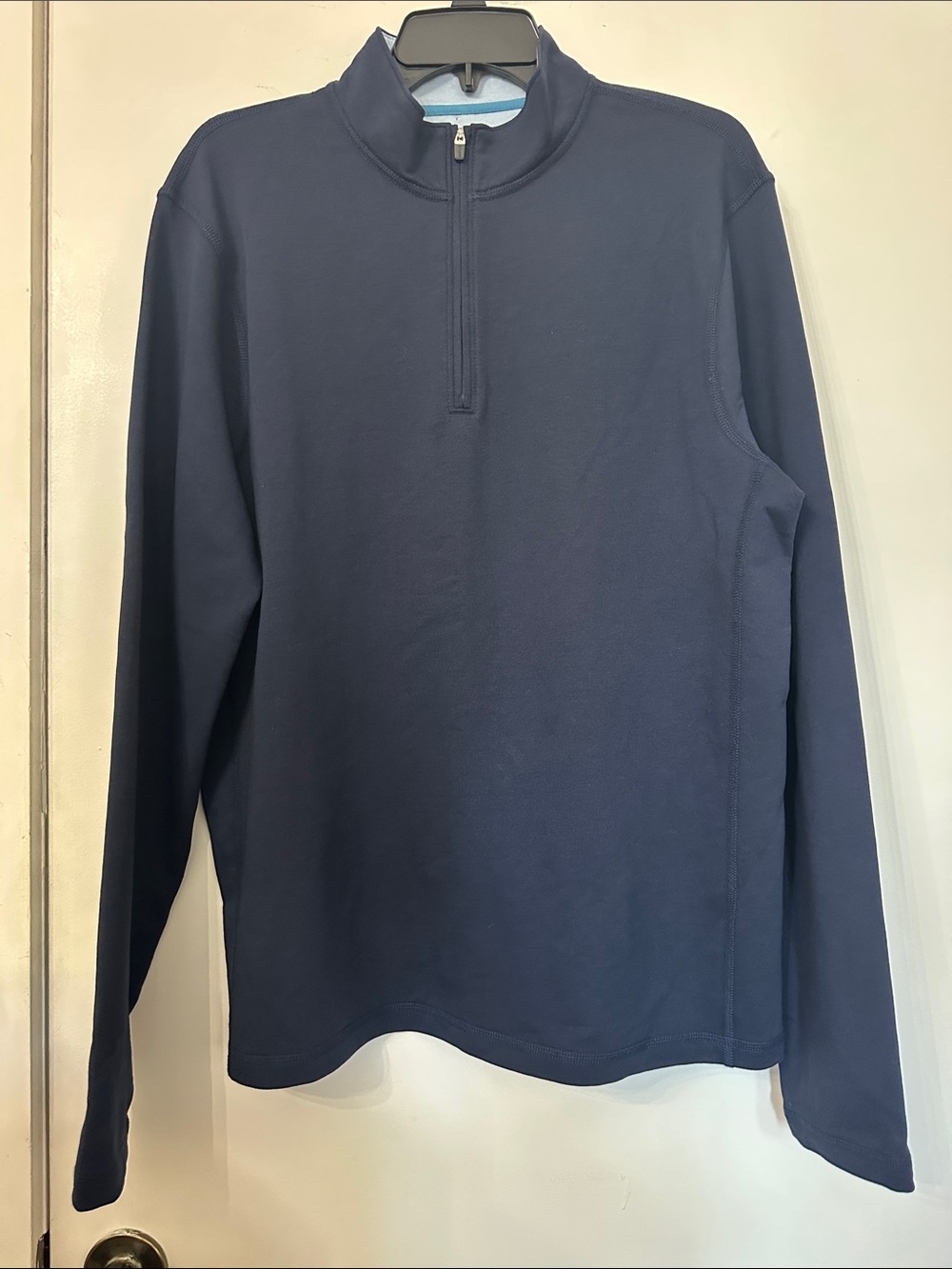 J. Crew Men's Navy Half-Zip Pullover